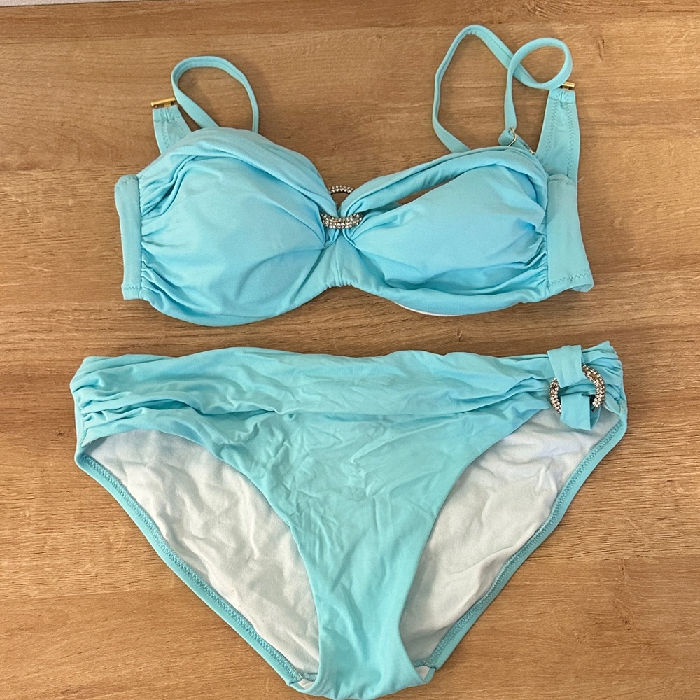 Mare Blu Turquoise Bikini Set Underwire